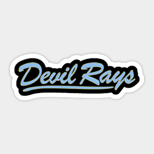 Devil Rays Sticker